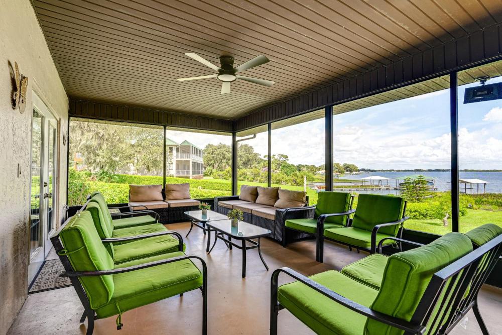 Waterfront Home with Boat Dock in Lake Placid!